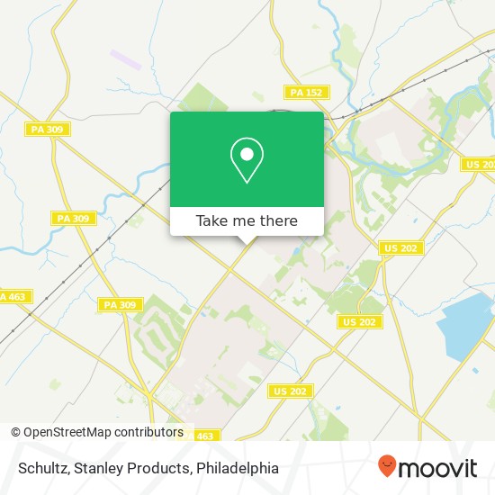Schultz, Stanley Products map