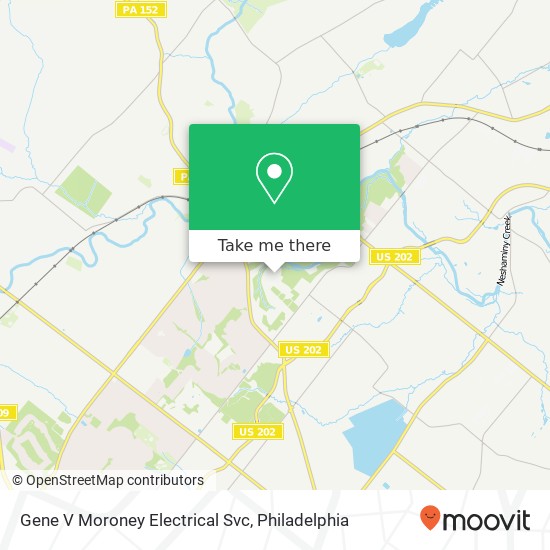 Mapa de Gene V Moroney Electrical Svc