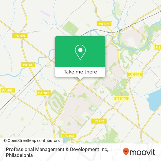 Professional Management & Development Inc map