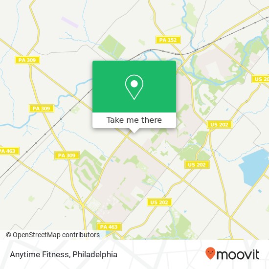 Mapa de Anytime Fitness