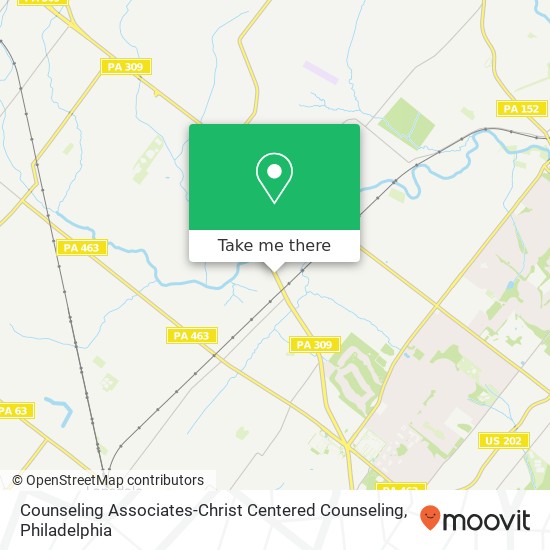 Counseling Associates-Christ Centered Counseling map