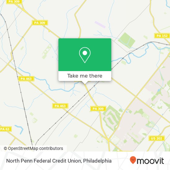 Mapa de North Penn Federal Credit Union