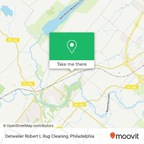 Mapa de Detweiler Robert L Rug Cleaning