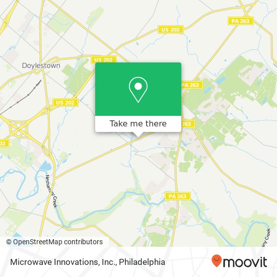 Mapa de Microwave Innovations, Inc.