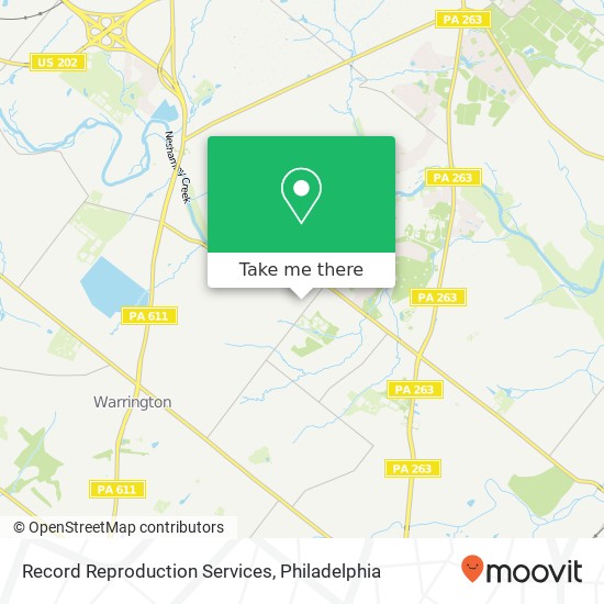 Record Reproduction Services map