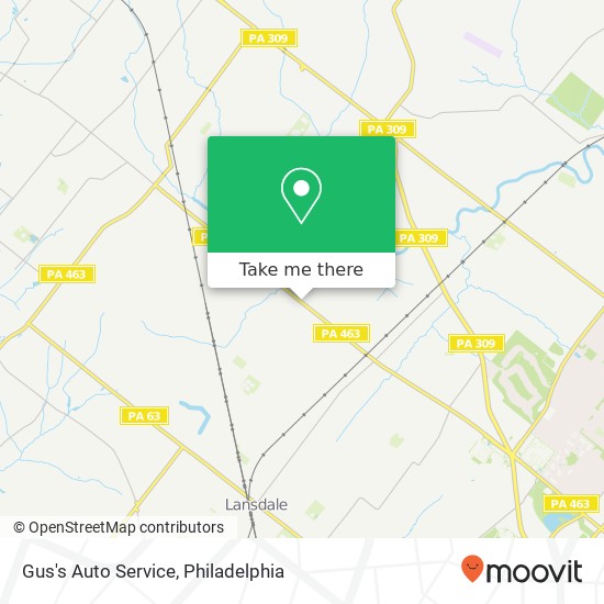 Gus's Auto Service map
