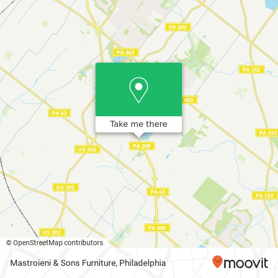 Mastroieni & Sons Furniture map