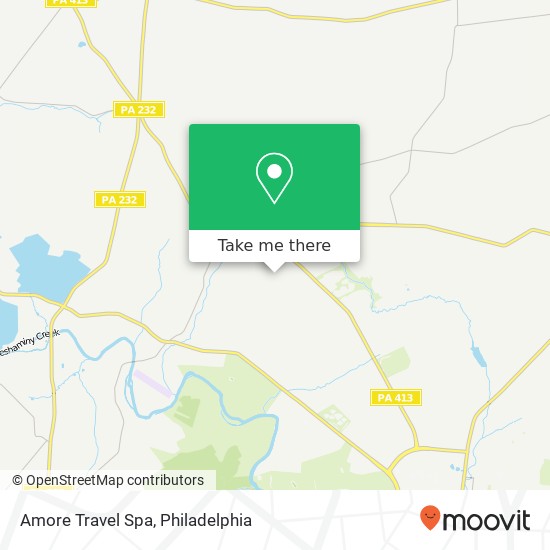 Mapa de Amore Travel Spa