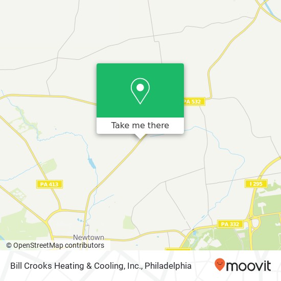 Bill Crooks Heating & Cooling, Inc. map