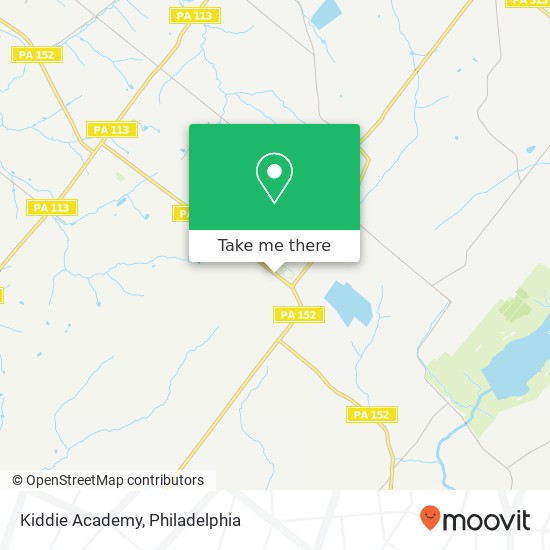 Mapa de Kiddie Academy