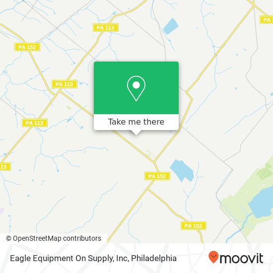 Eagle Equipment On Supply, Inc map