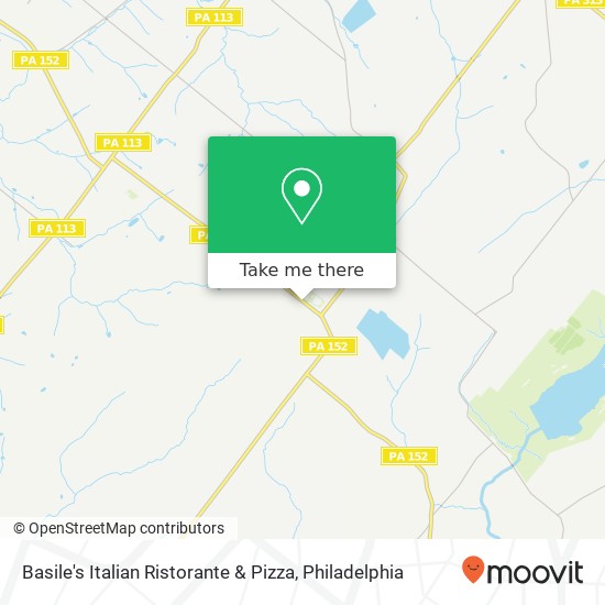 Mapa de Basile's Italian Ristorante & Pizza