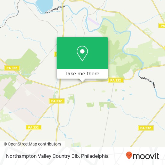 Mapa de Northampton Valley Country Clb
