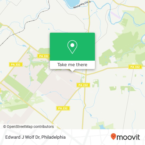 Edward J Wolf Dr map