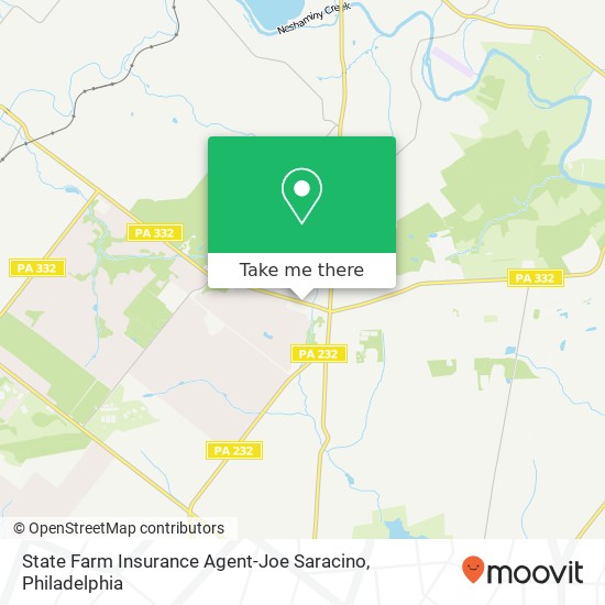 State Farm Insurance Agent-Joe Saracino map