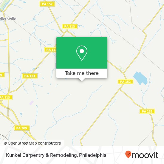 Mapa de Kunkel Carpentry & Remodeling