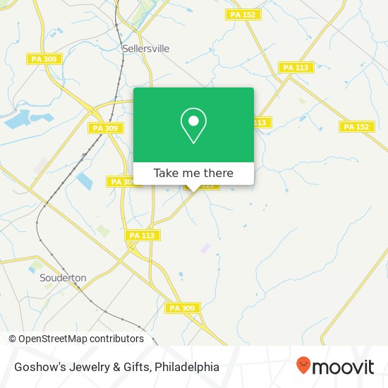 Goshow's Jewelry & Gifts map