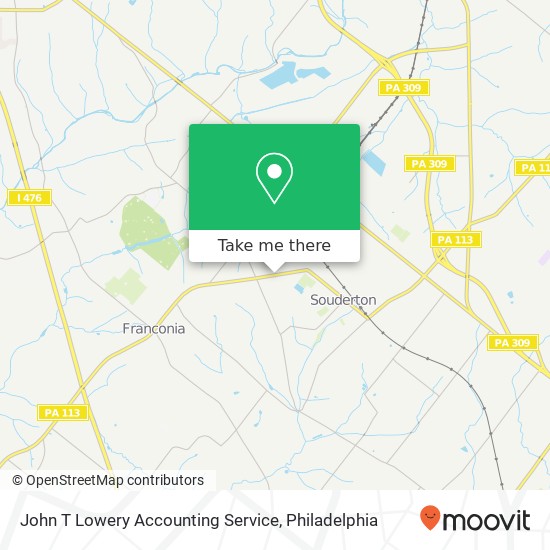 Mapa de John T Lowery Accounting Service