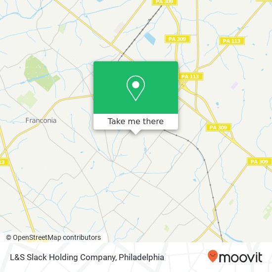 L&S Slack Holding Company map