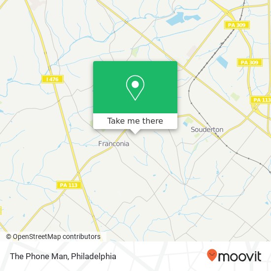 The Phone Man map