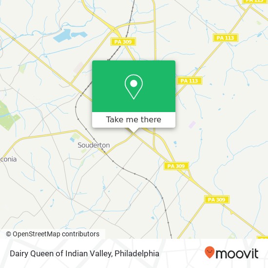 Mapa de Dairy Queen of Indian Valley