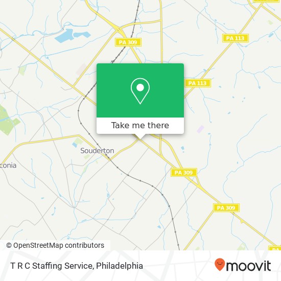 Mapa de T R C Staffing Service