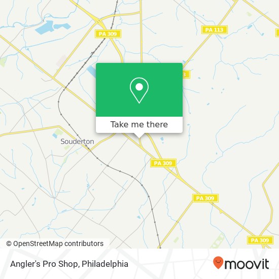 Angler's Pro Shop map