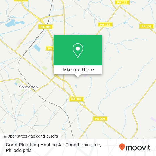 Good Plumbing Heating Air Conditioning Inc map