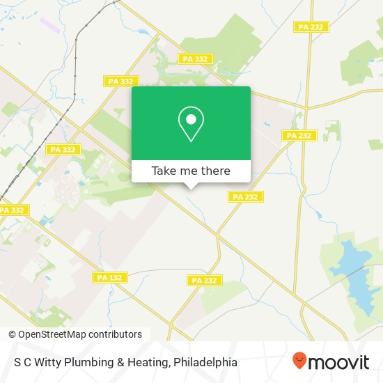 S C Witty Plumbing & Heating map