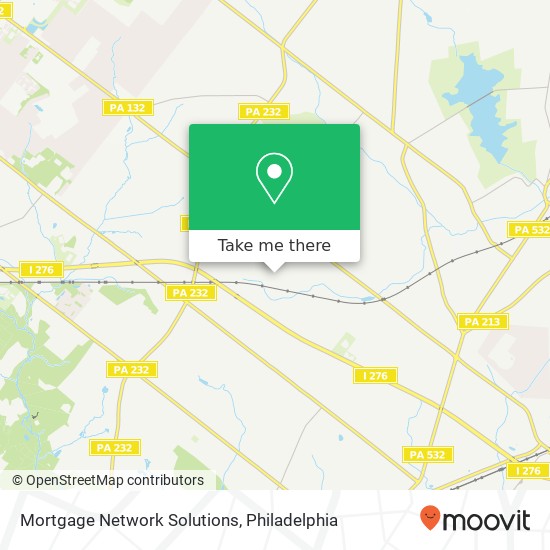 Mortgage Network Solutions map