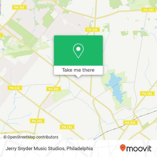 Mapa de Jerry Snyder Music Studios