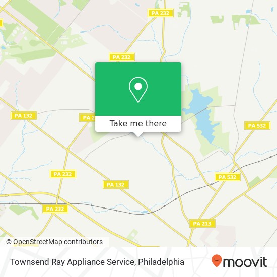 Mapa de Townsend Ray Appliance Service