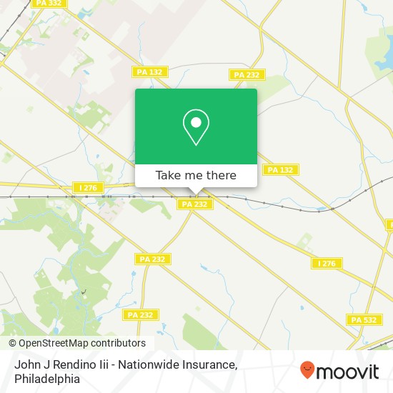 John J Rendino Iii - Nationwide Insurance map