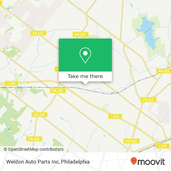 Mapa de Weldon Auto Parts Inc