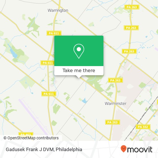 Mapa de Gadusek Frank J DVM