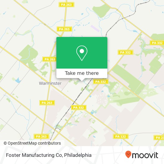 Mapa de Foster Manufacturing Co