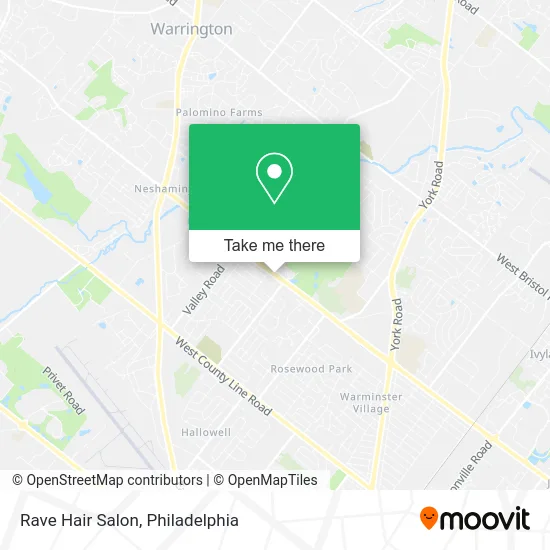 Rave Hair Salon map