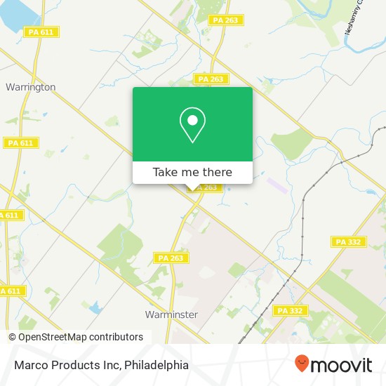 Mapa de Marco Products Inc