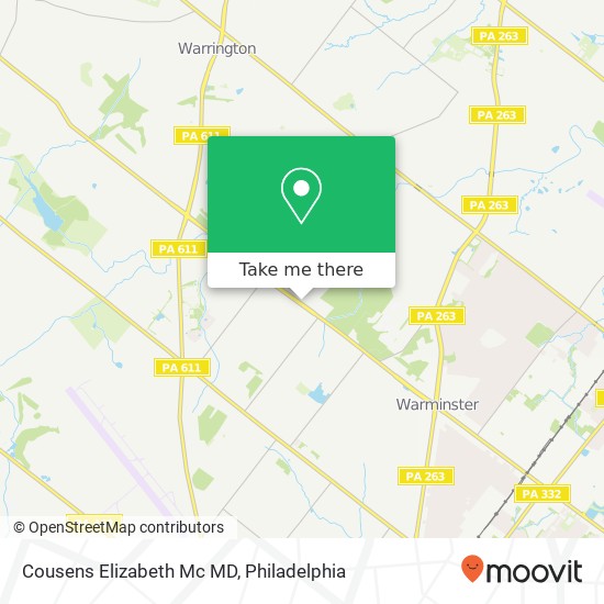 Mapa de Cousens Elizabeth Mc MD