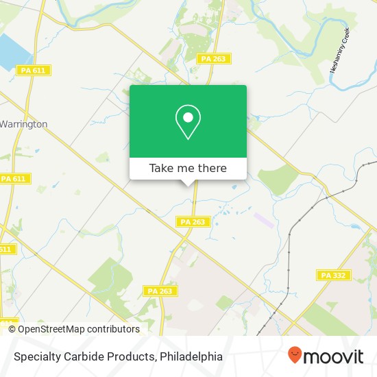 Specialty Carbide Products map