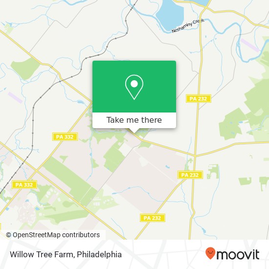 Mapa de Willow Tree Farm