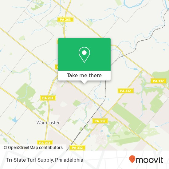 Tri-State Turf Supply map