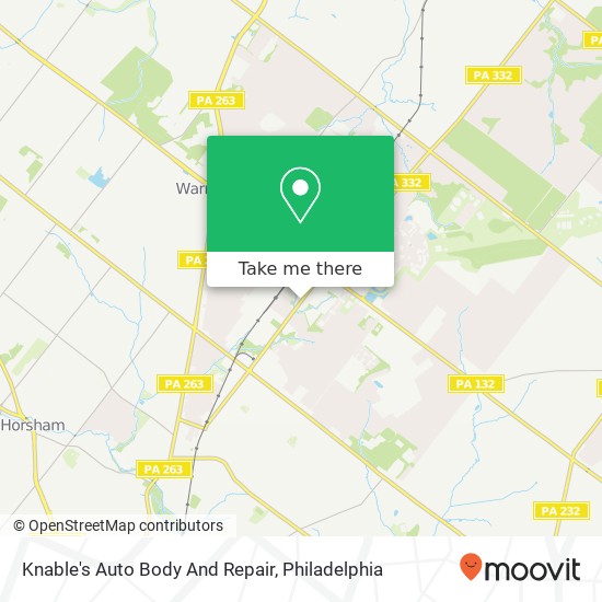 Mapa de Knable's Auto Body And Repair