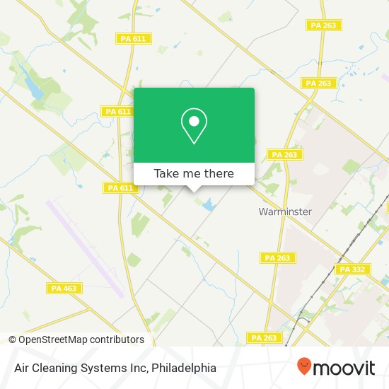 Mapa de Air Cleaning Systems Inc