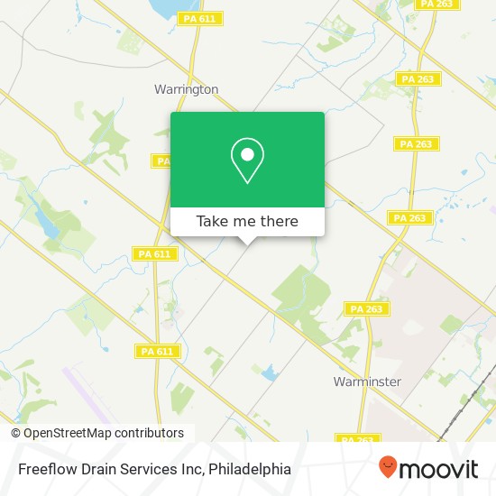 Freeflow Drain Services Inc map