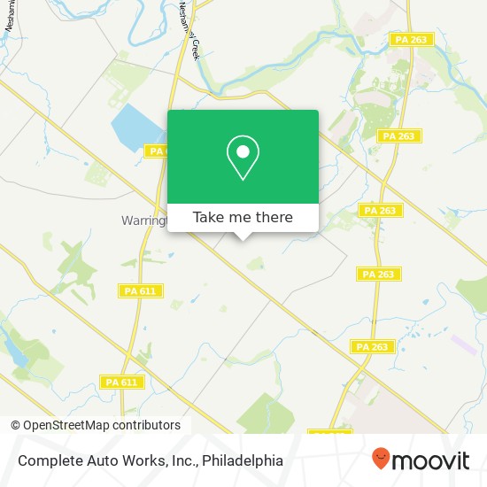 Complete Auto Works, Inc. map