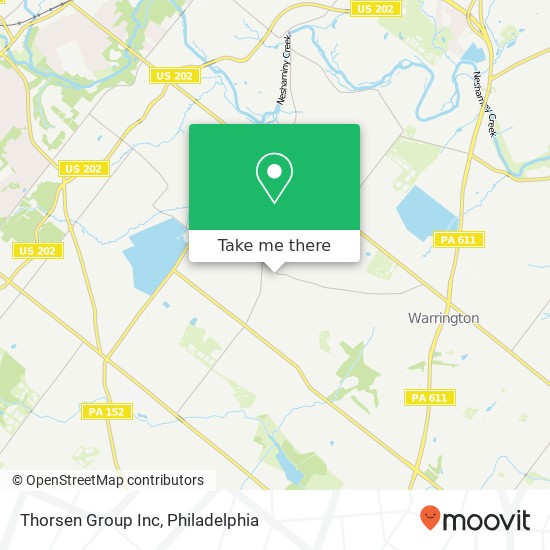 Thorsen Group Inc map