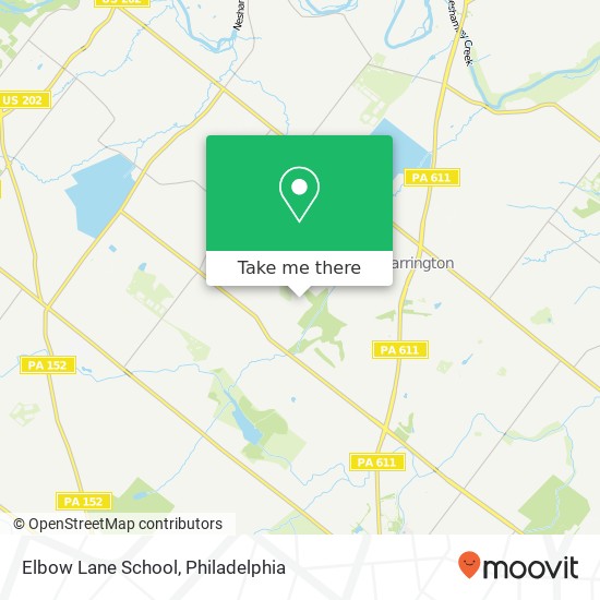 Mapa de Elbow Lane School