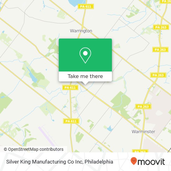 Silver King Manufacturing Co Inc map