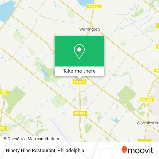 Mapa de Ninety Nine Restaurant